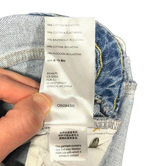 Free People Shelby Denim‎ Overalls Blue Wash Size 27 - Picture 12 of 12